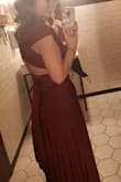 I absolutely ordered this on a hope and a prayer and it was one of the best online purchases I've ever made. The fact that you can literally make the top into whatever you want is what sold me. I also am skinnier on the top and a bit wider from my hips down, but this dress clings in all the RIGHT places and really is so flattering. I didn't have to wear any body shaping underneath or anything. If you are looking for an open back dress that just flows... THIS ONE OS IT!! I LOVE IT.
 p.s im also a mama of 3 ! - Aleah W.