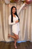 Ordered this for my bridal shower and it was perfect! It was thicker material and I loved that it was actually a romper even though it looked like a dress! I got so many compliments on it. Paired it with some Lulus heels :) - Leah R.