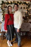 This has to be one of the most gorgeous sweaters I've ever bought! Perfect for Christmas, and Valentine's Day with the fiancé, or brunch with the girls! It is thick and warm, but not too heavy; the collar moves around a bit, but for the most part stays in place once you arrange it, and the color is gorgeous! Great to dress up or down with jeans, or a more formal skirt, and looks killer with heels!!!! - Jessica R.
