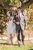 This dress was absolutely perfect for my backyard pandemic wedding. It hugged me in all the right places, and was forgiving in all the right places. The material was high quality satin with just the right amount of sheen and it was absolutely the best dress I have ever worn in my life. I felt sexy, classy, and beautiful, despite having added a few extra pandemic pounds (shapewear was a must!). I gotta find another reason to wear this gorgeous dress. - Pamela H.