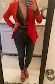 My husband actually picked this out. I was a bit hesitant, but it's gorgeous and fits like a glove! This entire outfit is Lulus (even the necklace) and also brought to you by my husband. He's a keeper! Lol! - Jessica B.