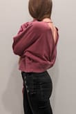 I love how this can show off and pair with high waisted yoga pants for cozy or high waisted jeans for something more flirty. The open back is also fun to mix up with a lace bralette. I treat it like a cool weather crop top and love it. If you do not like short sweaters, I would not recommend. - Andie F.