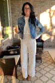 Ordered medium and it fit like a glove. I have an athletic build and things can be tight on my back and shoulders, but it was perfect!!! My bridal shower was beautiful and everyone asked where I got my outfit from! - Jacqueline W.