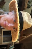 What I liked about this hat is what it's made of, a nice straw that works for any shape head. It's deep and wide on the brim which keeps all the sun out here in Maui. - Kimberly B.