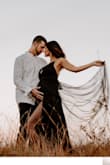 This dress is so simple, classic, sexy and fun, looked great for my maternity pics- got the same size I would wear not pregnant so it shows my bump more! - Karla K.