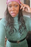 It's such a cozy sweater. Different from your average sweater. Worth the buy, the color is not as vibrant as pictured definitely more faded but still gorgeous. - Monica H.