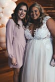 I bought this for a friend's wedding, and it fit perfect! I was pleased with the length and the quality was great. I was able to steam it quickly which was a plus. - Lindsey U.