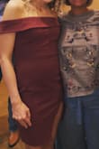 This has been on of my favorite dresses ever. I received so many compliments, and felt so comfortable all night. The fabric is slightly stretchy, so I was able to eat and dance with no problem. - Lindsey U.