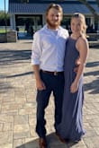 This was exactly what I expected! It fit perfectly after I got a few inches taken off the bottom. The back is so cute, just make sure you have help putting it on! Loved the dress - Hannah B.