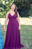 Dress is very flattering and it was perfect for family shoot.  It runs a little big but fit perfect because I'm in between sizes. - Bessy B.