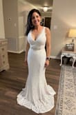 This is in my top 2 out of 6. It runs a little big so I'm going to try a smaller size. It is soooo comfy and flattering. It is a little longer than most dresses. But nothing a hem can't fix. - Jamie L.