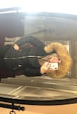 I'm usually a size small but this jacket runs really small I ordered a large and it fits perfectly. I love it and can't wait to wear it skiing this year. - Brandy P.