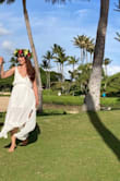 I bought this dress for our Hawaiian family photo shoot. I'm short so I had to get it altered and also I wanted more sexy so I redid the front stitches to create a deeper V neck. - Zahra E.