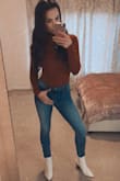 The color, the fit, the style: all perfect! It feels amazing and is the perfect weight- not too heavy but not thin. I feel super confident! - Kelly D.