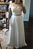 The skirt was a little too big and excessively long (I'm 5"6). The top was also too big - I ordered a L as recommended by the sizing chart (Im usually a sz 10). - Ashley D.