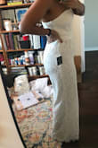 OKay.... I love the look of this jumpsuit! Though it is snug around my hips (expected) and a little loose fitting around my bust (also expected), I think is so cute! Material is also high quality. - Ashley D.