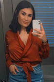 This top is so beautiful. It's great for a night out! - Stephania