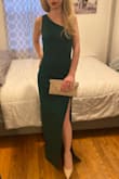 I love the color on this dress, it's very vibrant and elegant looking. The fit is great! - Suzanne G.