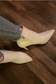 I'd been looking for booties like this for awhile. Classy and comfortable. Although I scuffed them up the first time I wore them. - Laura H.