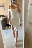 This dress will be perfect for my rehearsal dinner. It's form fitting and classy. I love it and can't wait to wear it! - Sarah C.