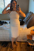 Loved it, but it was just too see through for me and found a different Lulus fringe dress that is perfect. - Amanda D.