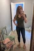 My absolute favorite tee!! I seriously need one in every color. It's so comfortable and flattering. perfect for jeans or leggings! - Courtney C.