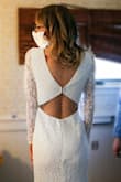 I was genuinely shocked in the best way at how this dress fit and looked. I felt like a princess. It is very long but nothing a pair of heels couldn't fix. Our winter covid wedding was perfection. - Haley C.