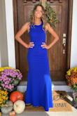 My daughter loved this dress for homecoming!!! It fits her perfect. The color. - Shellee C.