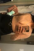 The color is very pretty and feminine. Low cut in the front and back. - Veronica S.