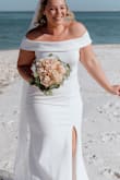 Absolutely LOVED this dress, it fit my curves like a glove. Perfect for our intimate beach wedding day - Molly S.