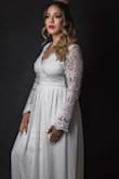 Great quality. Long. Heavy still but flowy. Just what I expected. - Eden S.