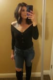 Perfect for date night or girls night out. Shoulders do not slip. Felt slightly snug and if I bent over too far the bodysuit slid up a little ( leg cuts showed outside of my jeans) but as long as I was aware of this it didn't happen. Definitely recommend! - Shelby S.