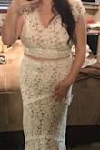 Got it for my bridal shower and it fits perfect! Its long but some heel should help without needing alterations. I was nervous with Lulus as I've never ordered from here or heard of it until recently. The quality is really nice! - Amanda V.