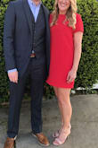 Absolutely love this dress. Have it in a bunch of colors. Just bought another red because it was on sale and my other one is starting to get worn out. Can be dressed up or down. Really flattering. All around, my favorite dress. - Stephanie O.