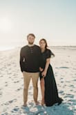 I read a lot of reviews before purchasing and saw where some said it was  big. I ordered the large anyway because I ordered it last minute. It was a little loose in certain places but it looked PERFECT for my family pictures! 10/10. - Kaitlyn L.