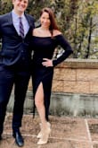 I bought this dress for a small wedding and will be wearing it often. I have a big chest and felt supported the whole night.  Perfect for a winter wedding with the long sleeves! - Audrey L.