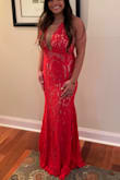 This dress exceeded my expectations. It's so well made and fit like a glove. In this picture I was size 8-10, 36D. I purchased a medium and a large and wore the medium. - Lauren A.