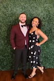 Perfect wedding guest dress. I wore this to a friend's wedding and received soooo many compliments! It's the kind of dress that looks good on any body type. I used a safety pin at the top because I don't like to show cleavage. Definitely recommend. - Marone S.