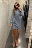 I love this dress! It fits perfectly and hugs me in all the right places! Perfect dress to wear as a wedding guest! - Mikaela B.