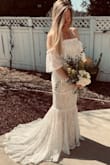 Fits perfectly, I love the train on the dress. I'm so happy with how it feels, I'll be wearing it for my wedding this June - Haley A.