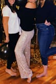 These were so comfy and flattering. I did need to get them taken in a bit at the waist to hug my butt the way I wanted. - Lindsey S.