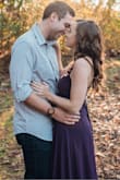 This dress was exactly what I had in mind for a flowy engagement dress. The purple was beautiful. It was a little difficult to lace up, but once I figured it out it was perfect. - Lauren E.