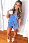 Love this color & the fit. Silky & roomy - Alicia