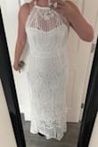 I took a chance having never shopped here before to know how things would fit. The shipping was fast and the package was so nicely put together. I bought this dress for my rehearsal dinner and I am so blown away at how perfect it is. The fit is exactly how I want it & the quality is fantastic. I bought the medium and the length and fit are exactly what I expected. - Paige S.