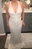 This dress is so comfortable and pretty....hugging my curves just right so it looks and feels chic, classy and sexy.  It is perfect for my beach elopement this summer!  I will need to shorten the length of course as I am on the short side and plan to wear flats with it to make walking on beach easier.  I tried the Medium and it was slightly loose so I ordered the Small and it fits like a glove.  I tried about 4 dresses from Lulus and this was the one! - Tracy R.