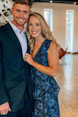 I loved this dress, but it did run a little large. I am usually a small/medium and I ordered a small in this dress. It was slightly large in the waist, but it worked! I recently wore this dress to a wedding and received several compliments! If you're on the fence about it, get the dress and size down! - Ashton