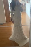 I ordered this as a second dress for my beach wedding  and omg! I might wear this one first!
Fits true to size, even the length, is suuper comfortable and the lace has a sexy eyelash trim at the base! So stunned! - Veronica L.