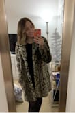 I absolutely love this coat! It's so fun and I can't wait to wear it out. I originally ordered a large, but that was a bit too big and the medium fit so much better. I like how long and soft it is too! - Megan M.