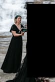I love a good wrap dress and this one didn't disappoint. The slit gives it sex appeal, but it isn't to the point where it's overly risqué. While I'd hoped the material would be a tad thicker, it'll be great for warmer weather and semi-formal occasions. - Amanda J.
