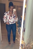 The perfect casual shirt. Appropriate for work and enough sass for happy hour! - Nivia G.